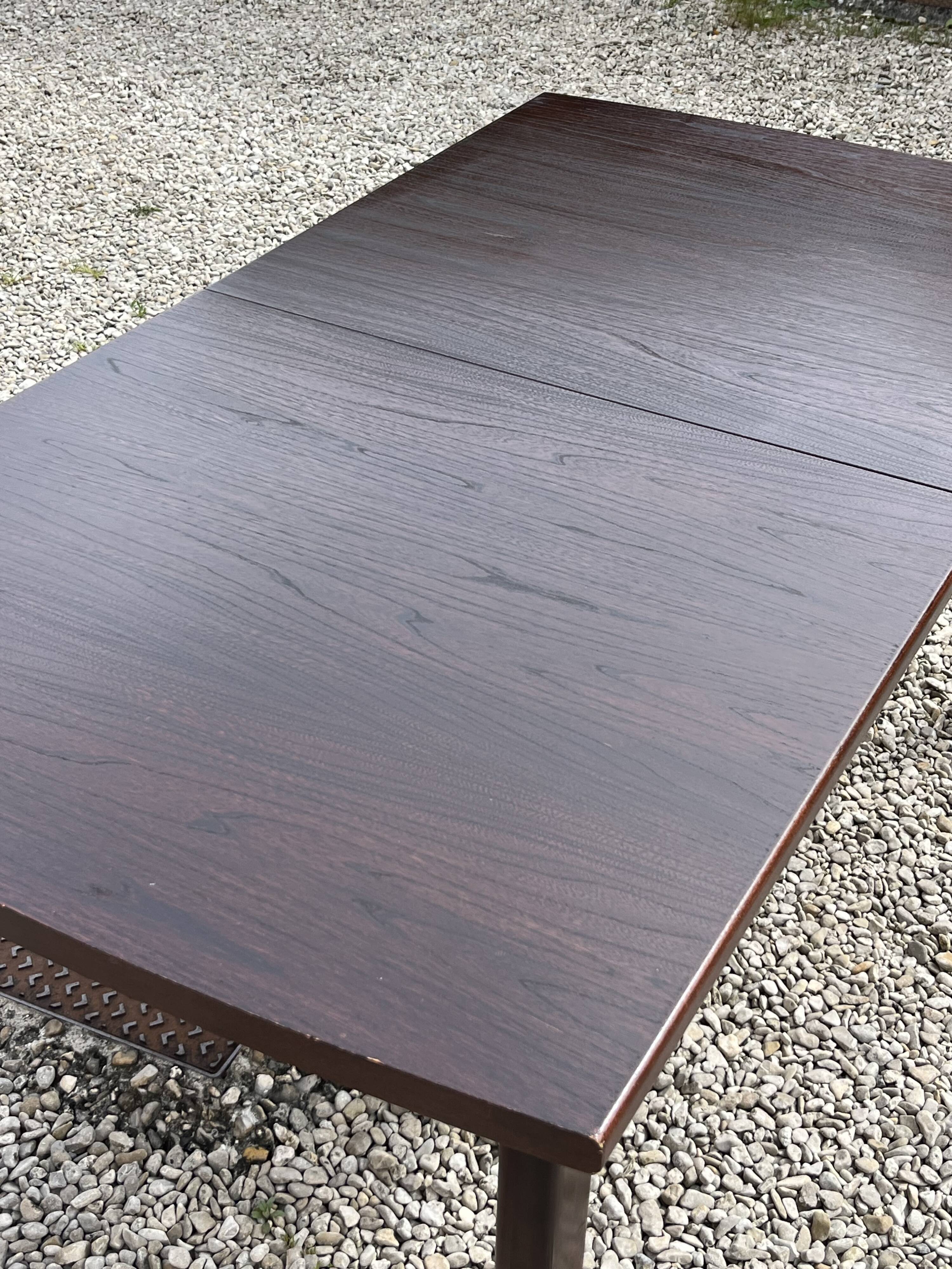 Scandinavian extendable teak table