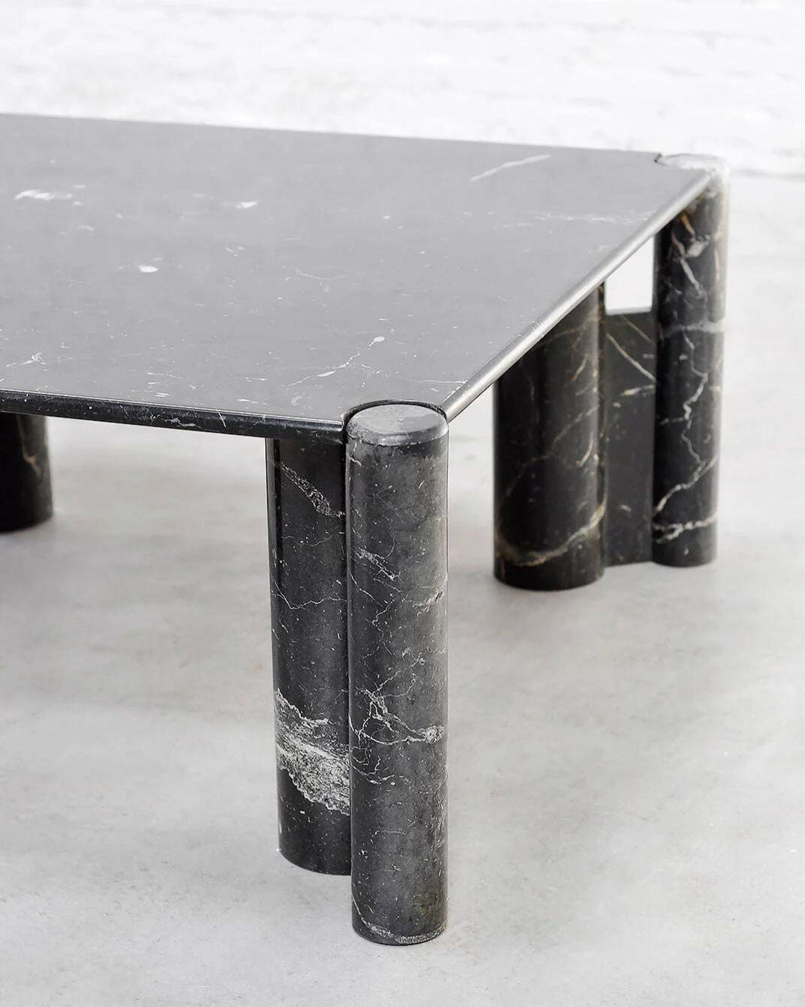 Marble Coffee Table In The Style Of Gae Aulenti, Italy 1960s