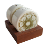 Set salière & poivrière faïence Jersey Pottery années 70