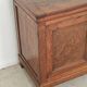 Antique solid wood workbench, dough cabinet from the 18th century.
