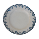 Round earthenware dish Iron earth H B & cie Bordeaux diam 29.5 cm