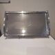 DLG Adnet Modernist Art Deco Glass and Chromed Brass Serving Tray