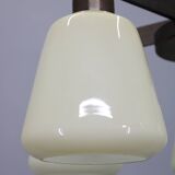 1930s Art Deco Brass Chandelier, Czechoslovakia