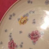 Limoges porcelain Charles Ahrenfeldt Pair of compote bowls with floral decoration