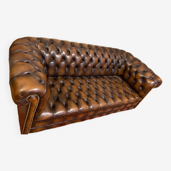 Chesterfield leather vintage sofa