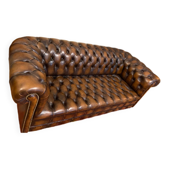 Chesterfield leather vintage sofa