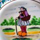 Breton plates, couple traditional outfit