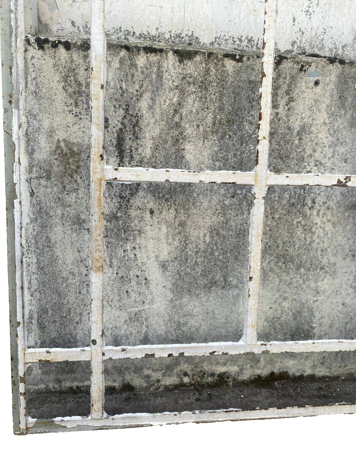 Flat iron canopy and patinated angle iron 20th century