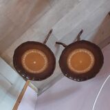 Pair of pedestal tables