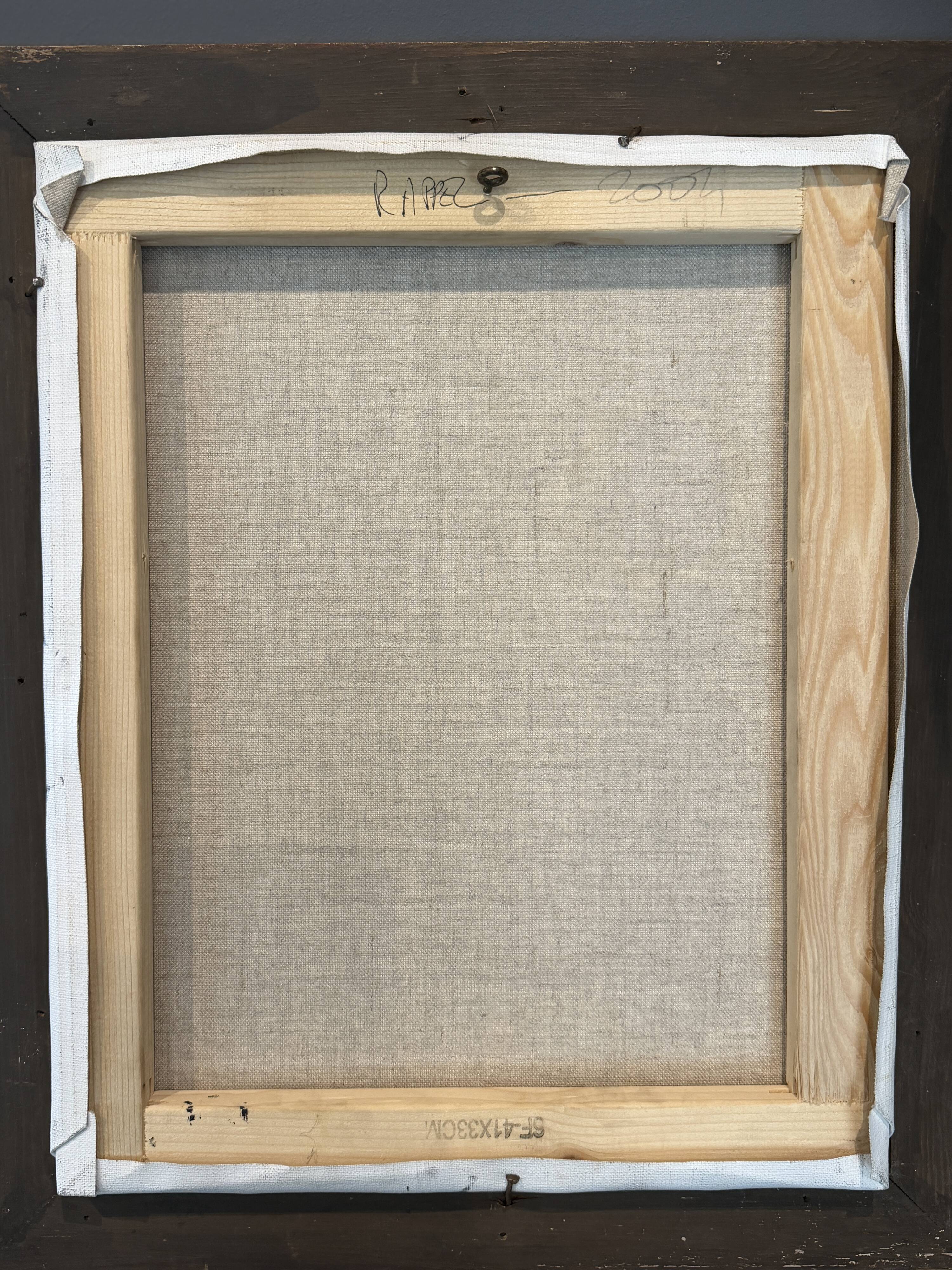 Serge reggiani, acrylic on canvas "reminder 2004" signed (1922 - 2004)