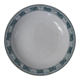 Plat modèle lotus, terre de fer