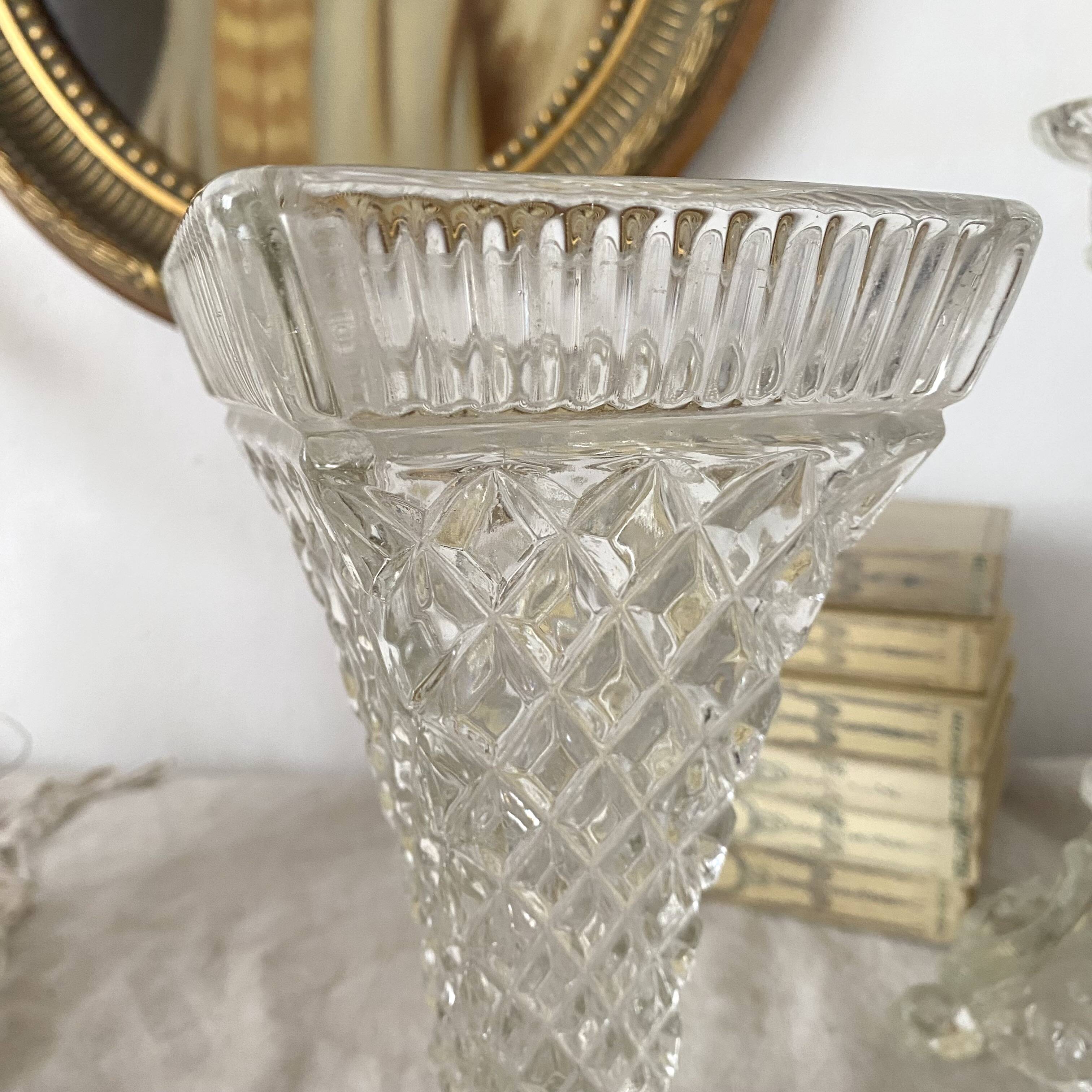 Vintage cornet-shaped vase, 1960s