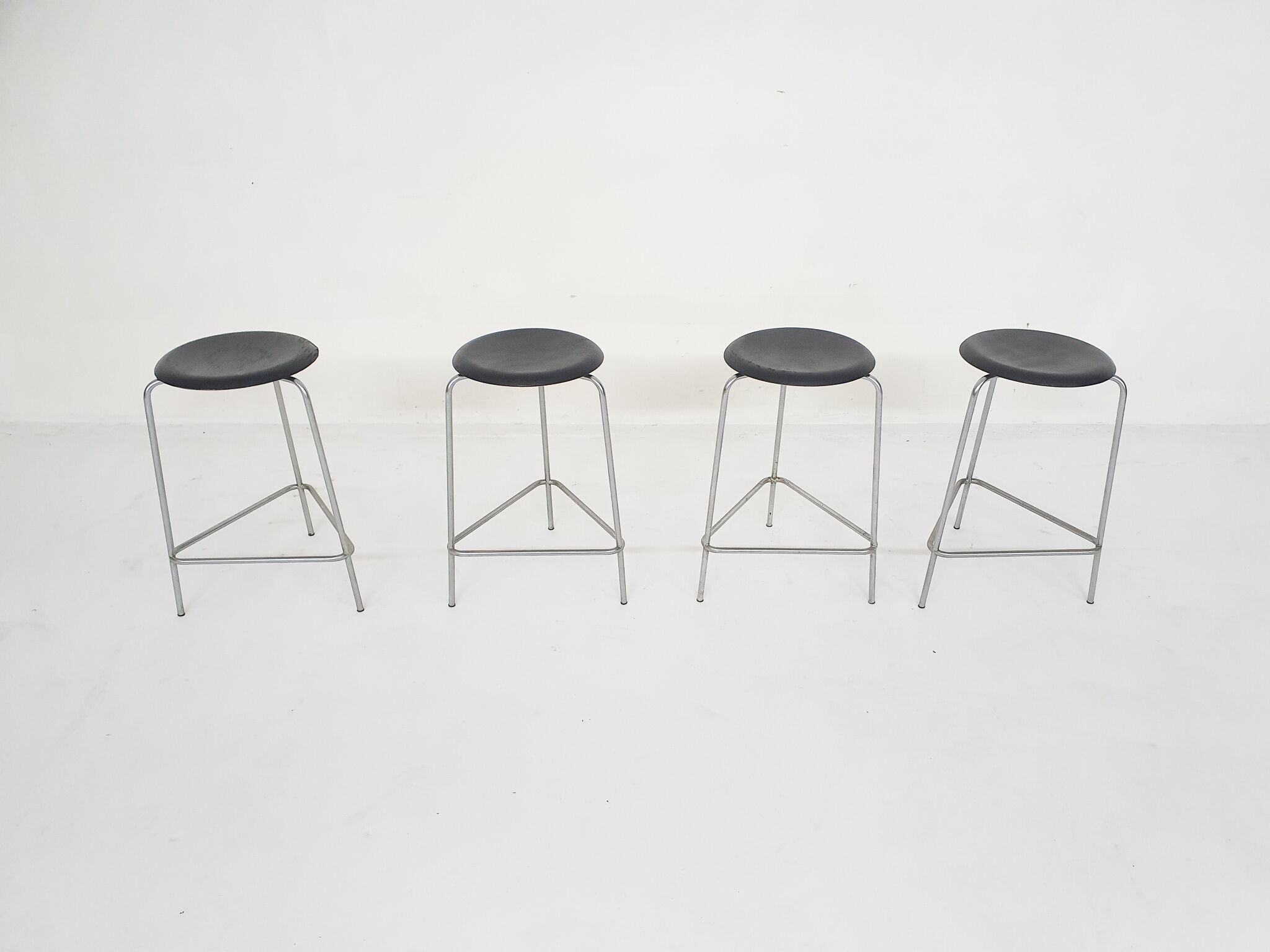 Arne Jacobsen for Fritz Hansen "M3170" stools, Denmark, 1967