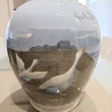 Grand Vase Royal Copenhagen - Decor Geese - Vintage Scandinavian Design