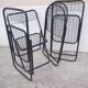 Four metal garden chairs Ikéa 80