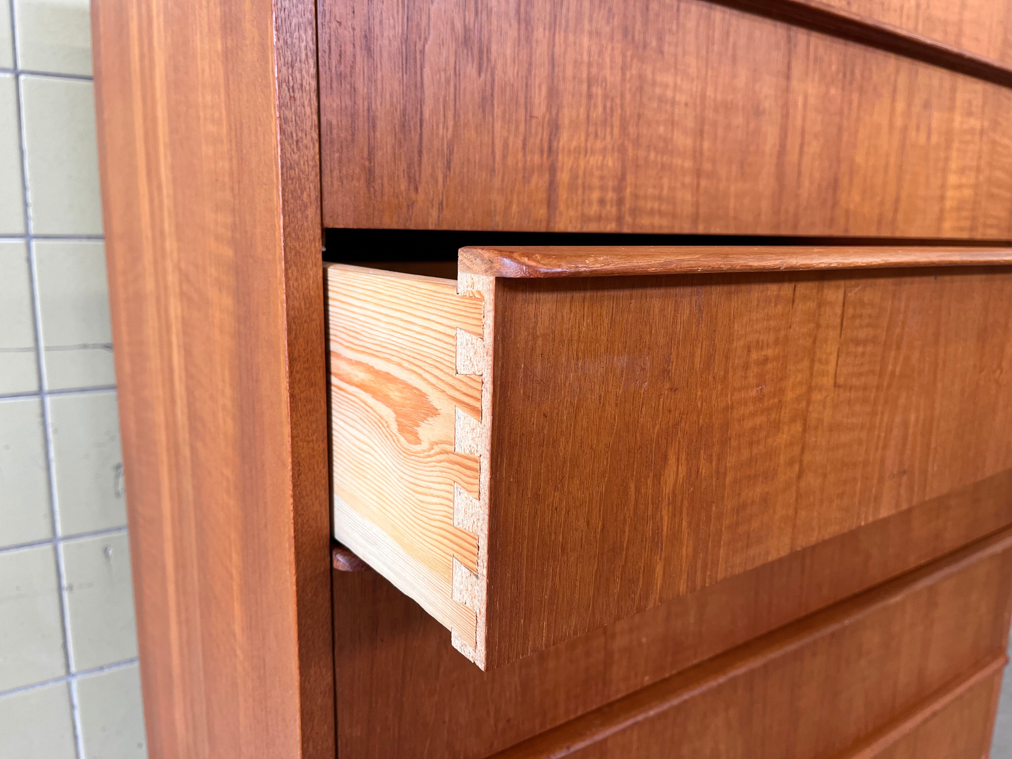 Danish tallboy cabinet