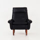 Leather armchair, 1970s design