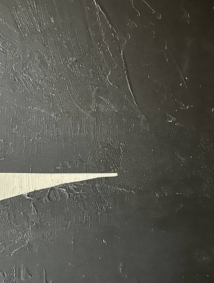 Large contemporary painting unique piece mixed media signed Hubert Mardi