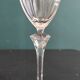 Set of 6 French wine glasses, Cristal D'Arques, mod. Diamantis