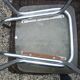 Red-brown marbled formica chair