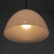 Old school lamp with large glass ball in opal glass, 1930s