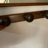 Portemanteau en bois 3 patères