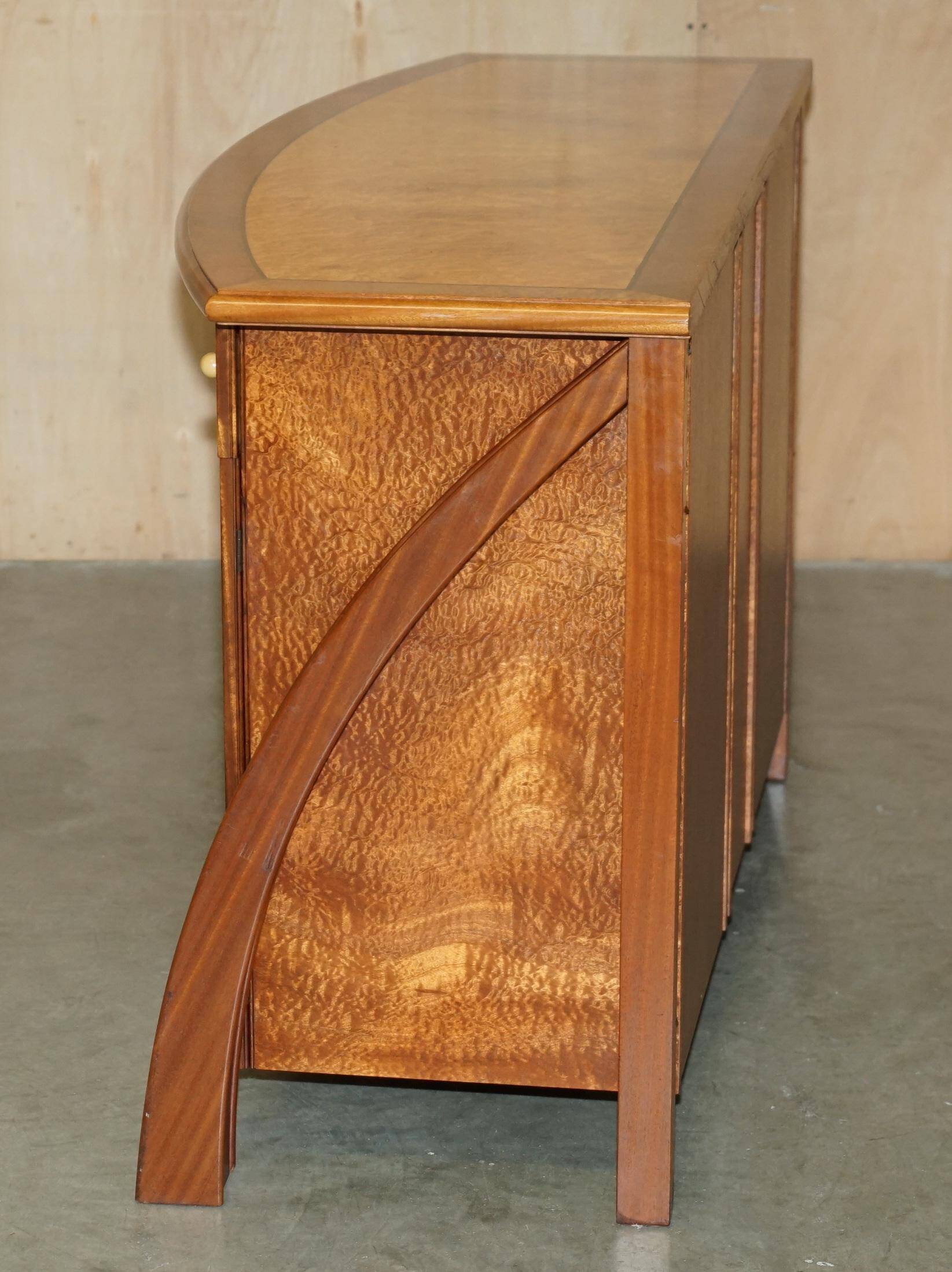 Very Art Deco in burl maple and thuja wood by Andrew Vara.
