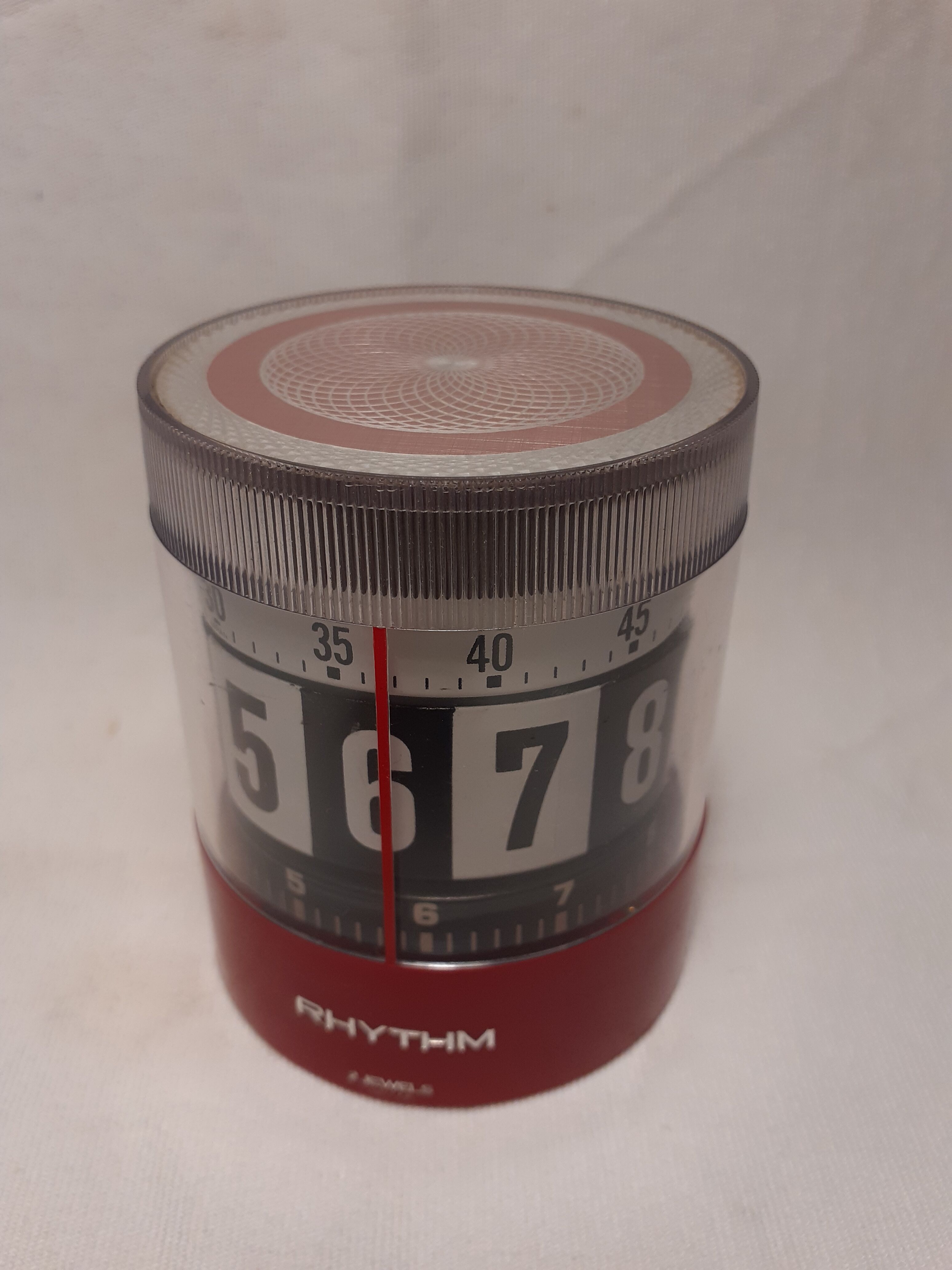 Vintage alarm clock Rhythm 1970