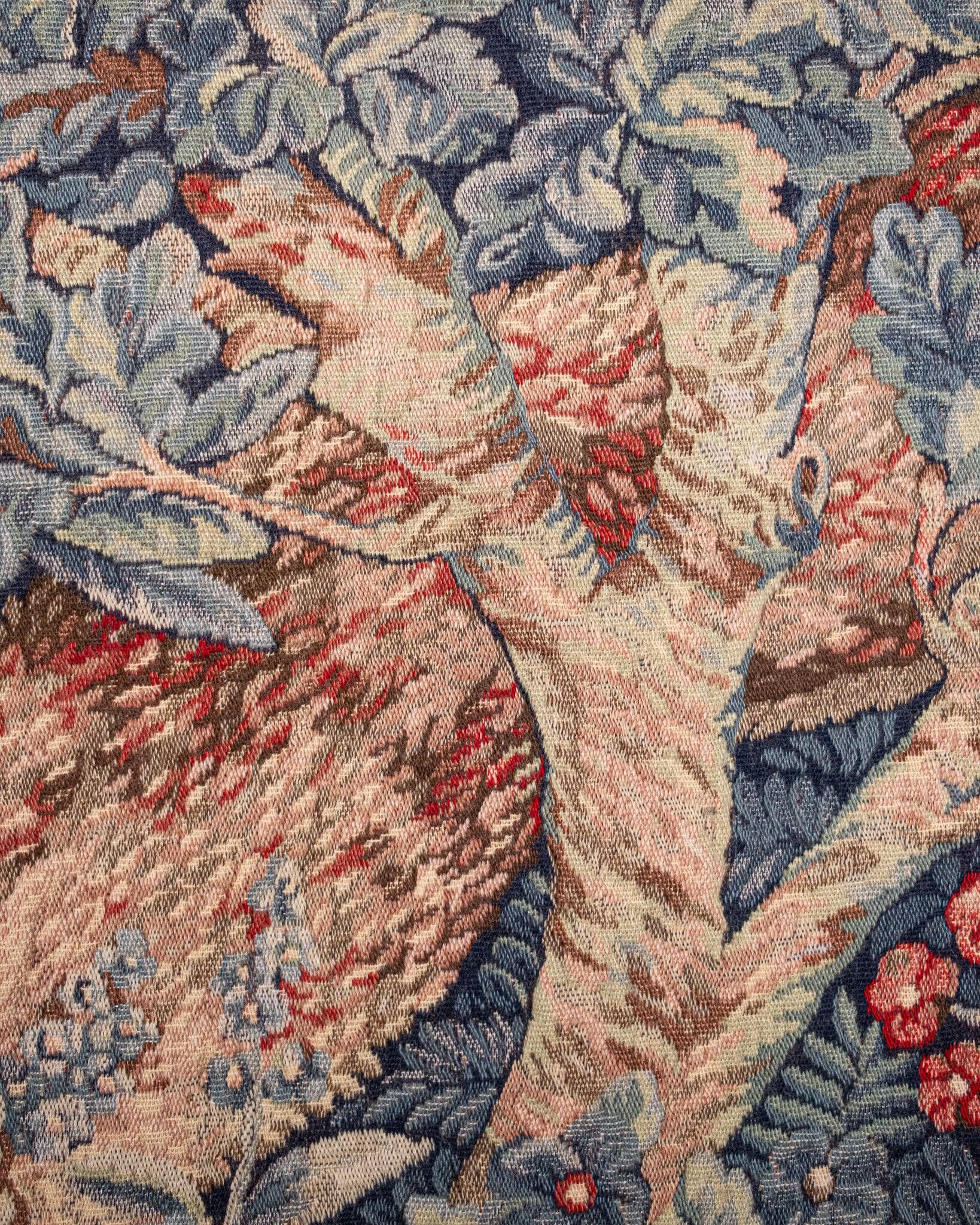 Verdure Tapestry with Fox, John Dearle for Morris & Co, mid-20th century