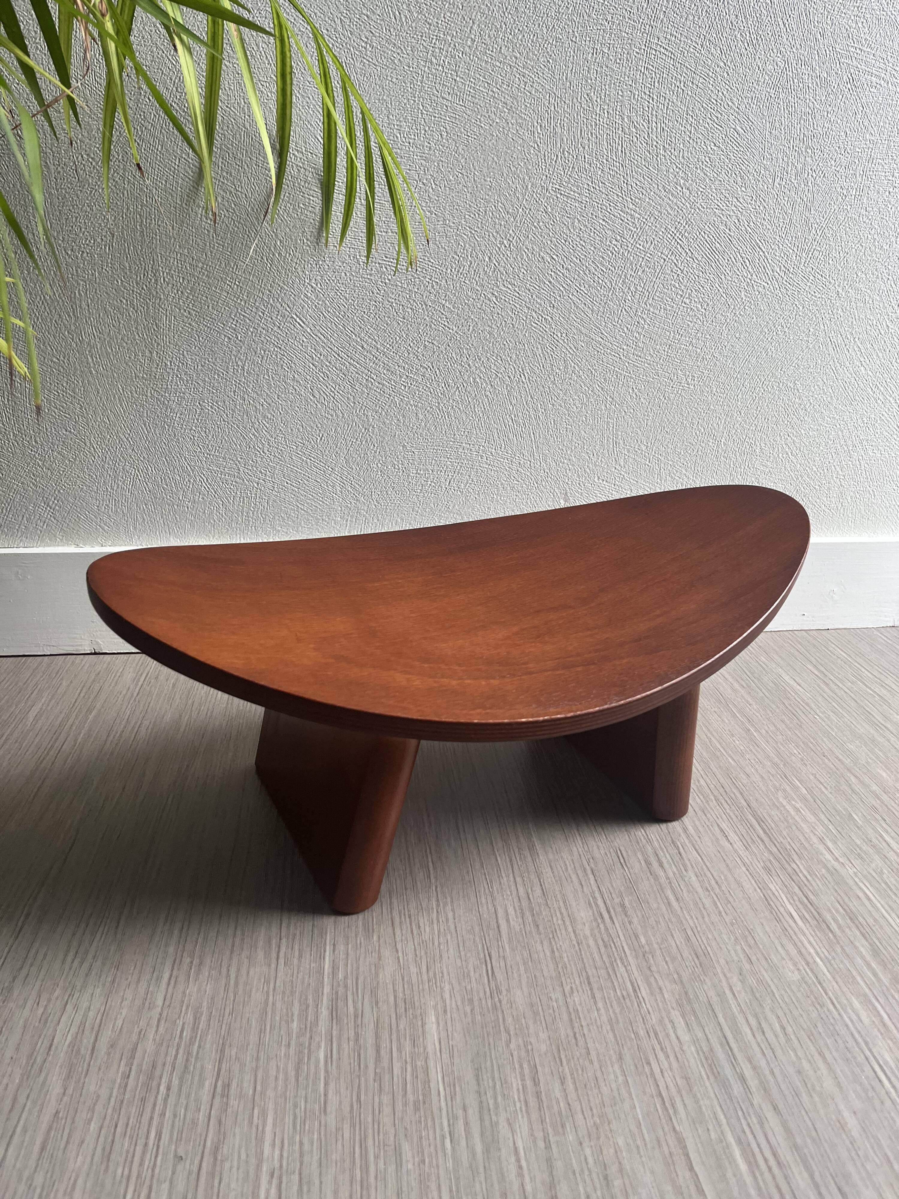Wooden meditation stool / bench
