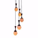 Lustre mid century de Reggiani, Italie, circa 1965