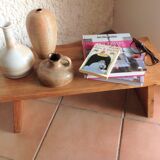 Low console in pine Scandinavian style / vintage 60s-70s