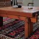 Scandinave table basse brutaliste en pin massif -  1960–1970
