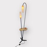 Floor lamp Arlus 50s crystal tulips