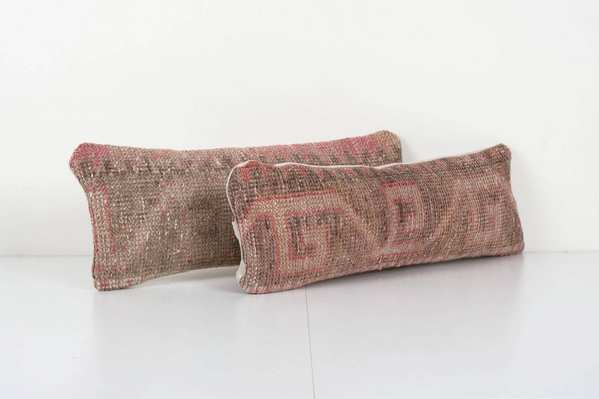 Set of 2 vintage Turkish cushion covers 23x56 cm