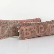 Set of 2 vintage Turkish cushion covers 23x56 cm