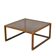 Vintage coffee table in brass and glass, Italy, 1960s-1970s