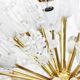 Starred brass chandelier by Emil Stejnar, Austria, 1960s.