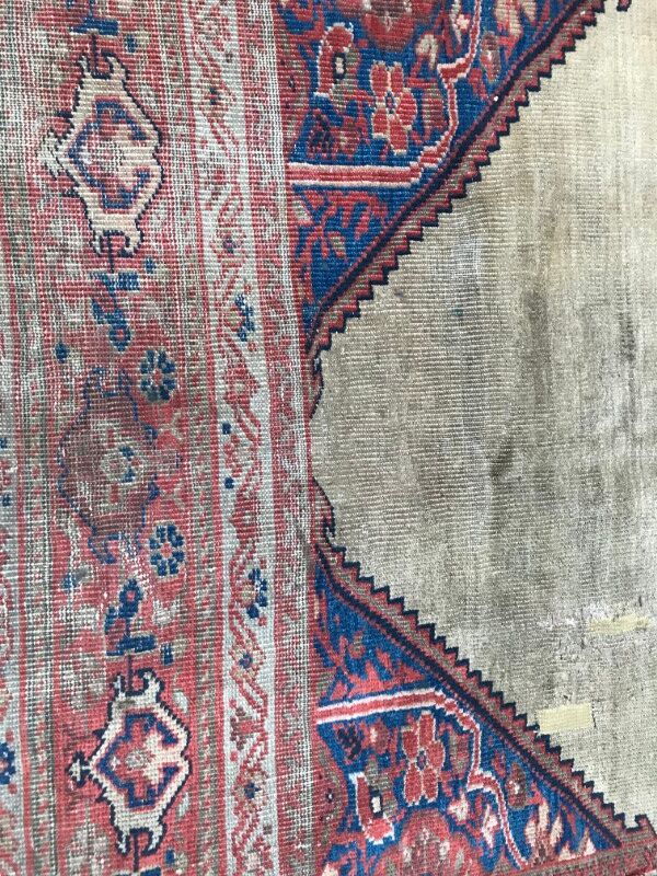 Nice old carpet Persian Mahal ziegler faitg hand 147 X 237 CM