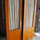 Armoire d'école vintage