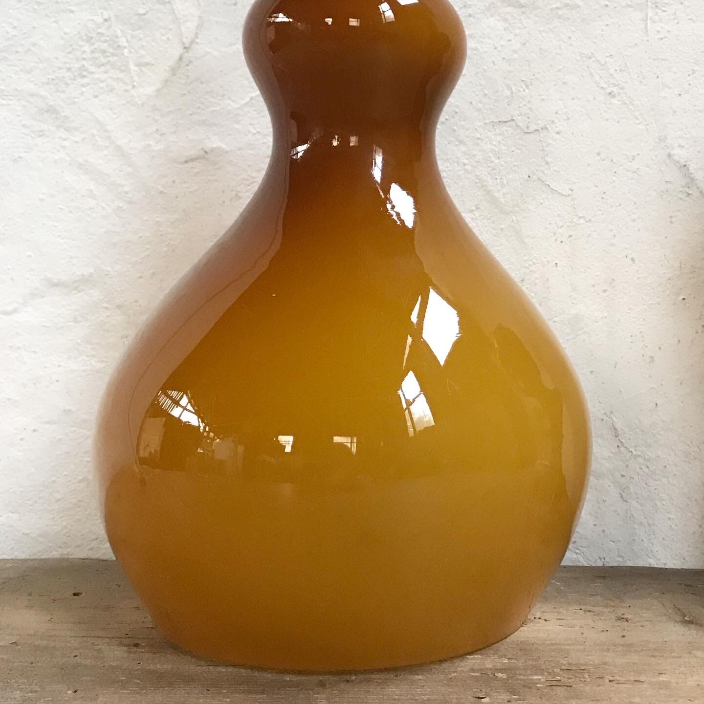 Vintage amber pendant lamp