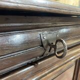 Large 18th century oak chest