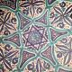 Very large Moroccan dish in enamelled earthenware. Late 19th century, early 20th century.