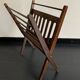 Vintage 1960 Cees Braakman vinyl magazine rack - 56 x 45 cm