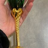 6 Murano champagne flutes