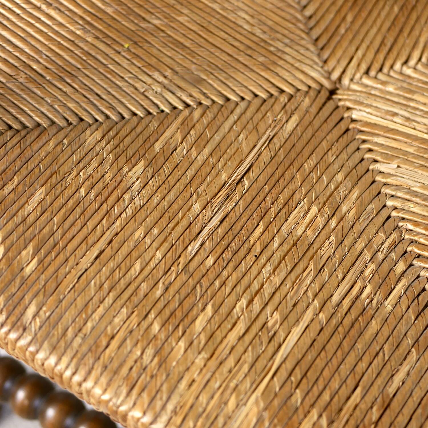 Pair of corner spool chairs