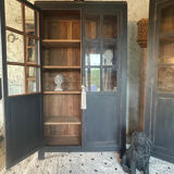 Patinated showcases