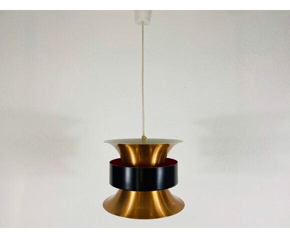 Danish copper hanging lamp, 1960s | Selency