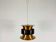 Danish copper hanging lamp, 1960s