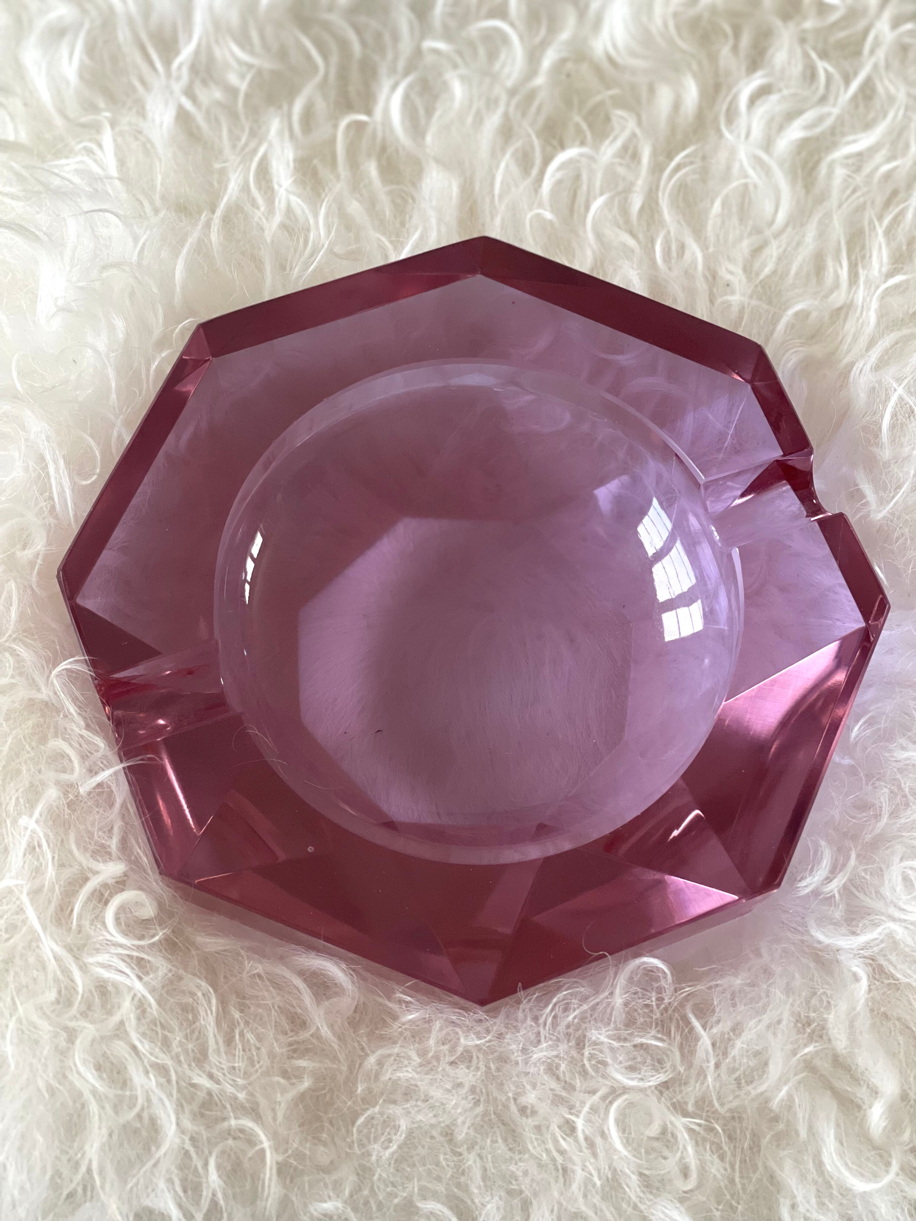 Crystal ashtray 1970